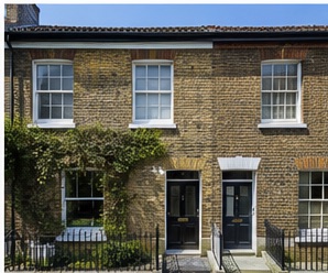 Illustrative generated exterior for a large apartment profile in London
