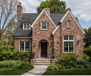 Illustrative generated exterior for a estate-sized home equivalent profile in Regina